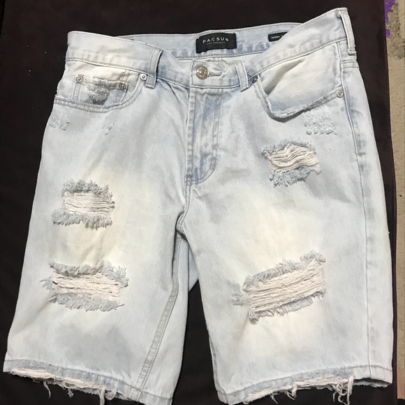 pacsun jean shorts mens